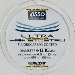 ASSO ULTRA LOW STRETCH 150m - 11 Opties -Hengels Verkoop Asso Ultra Low Strength 150m Nylon 016mm min