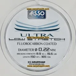 ASSO ULTRA LOW STRETCH 150m - 11 Opties -Hengels Verkoop Asso Ultra Low Strength 150m Nylon 022mm min