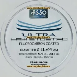 ASSO ULTRA LOW STRETCH 150m - 11 Opties -Hengels Verkoop Asso Ultra Low Strength 150m Nylon 024mm min