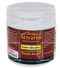 Attrafish POWDER ATTRACTION 75g - 11 Opties -Hengels Verkoop Attrafish Powder Attraction Sweet Anise min