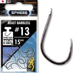 Browning SPHERE BEAST BARBLESS MET BLED Nr 8 En Nr 10