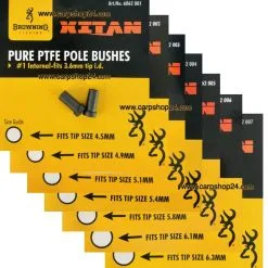 Browning XITAN PURE PTFE POLE BUSHES INTERNAL - 7 Opties -Hengels Verkoop Browning Xitan Pure PTFE Pole Bushes Binnenbussen min
