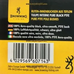 Browning XITAN PURE PTFE POLE BUSHES INTERNAL - 7 Opties -Hengels Verkoop Browning Xitan Pure PTFE Pole Bushes Binnenbussen 1 min