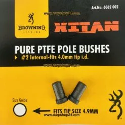 Browning XITAN PURE PTFE POLE BUSHES INTERNAL - 7 Opties -Hengels Verkoop Browning Xitan Pure PTFE Pole Bushes Binnenbussen 2 6062002 min