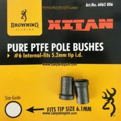 Browning XITAN PURE PTFE POLE BUSHES INTERNAL - 7 Opties -Hengels Verkoop Browning Xitan Pure PTFE Pole Bushes Binnenbussen 6 6062006 min