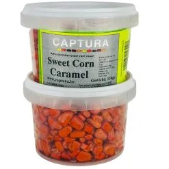 Captura Baits FLAVOURED MAÏS - SWEET CORN 100g -Hengels Verkoop Captura mais sweet corn flavoured mais met smaak caramel min