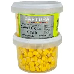 Captura Baits FLAVOURED MAÏS - SWEET CORN 100g -Hengels Verkoop Captura mais sweet corn flavoured mais met smaak crab min