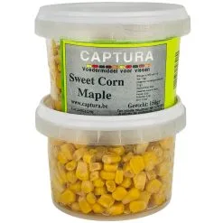 Captura Baits FLAVOURED MAÏS - SWEET CORN 100g -Hengels Verkoop Captura mais sweet corn flavoured mais met smaak maple min