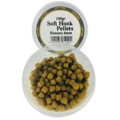 Captura Baits SOFT HOOK PELLETS 100g -Hengels Verkoop Captura soft hook pellets banana 6mm min