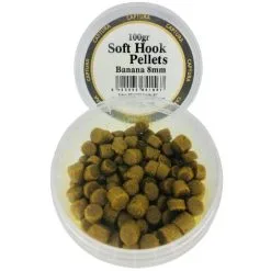 Captura Baits SOFT HOOK PELLETS 100g -Hengels Verkoop Captura soft hook pellets banana 8mm min