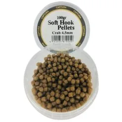 Captura Baits SOFT HOOK PELLETS 100g -Hengels Verkoop Captura soft hook pellets crab 4mm min