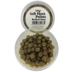 Captura Baits SOFT HOOK PELLETS 100g -Hengels Verkoop Captura soft hook pellets red bull 8mm min