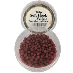 Captura Baits SOFT HOOK PELLETS 100g -Hengels Verkoop Captura soft hook pellets strawberry 4mm min