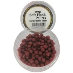Captura Baits SOFT HOOK PELLETS 100g -Hengels Verkoop Captura soft hook pellets strawberry 6mm min