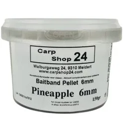 Carpshop24 BAIT BAND PELLETS 6mm & 8mm - 100g -Hengels Verkoop Carpshop24 Bait Band Pellet Pineapple 6mm min