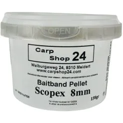 Carpshop24 BAIT BAND PELLETS 6mm & 8mm - 100g -Hengels Verkoop Carpshop24 Bait Band Pellet Scopex 8mm min