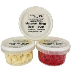 Carpshop24 MACARONI / SWEET PASTE RINGS COLORED 8mm & 4mm - 8 Opties