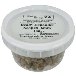Carpshop24 READY EXPANDERS 6mm & 8mm - 100g -Hengels Verkoop Carpshop24 Ready Expanders Scopex 6mm min