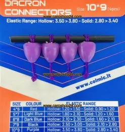 Colmic DACRON CONNECTORS -Hengels Verkoop Colmic Dacron Connectors Paars Purple Mega DACR06 1 min