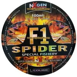 Colmic F1 SPIDER 100m - 8 Opties -Hengels Verkoop Colmic F1 Spider Nylon 100m NYSP116 mm min
