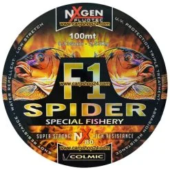 Colmic F1 SPIDER 100m - 8 Opties -Hengels Verkoop Colmic F1 Spider Nylon 100m NYSP135 mm min