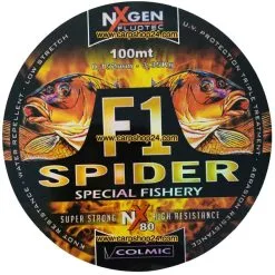 Colmic F1 SPIDER 100m - 8 Opties -Hengels Verkoop Colmic F1 Spider Nylon 100m NYSP152 mm min