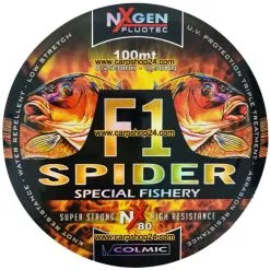Colmic F1 SPIDER 100m - 8 Opties -Hengels Verkoop Colmic F1 Spider Nylon 100m NYSP259 mm min