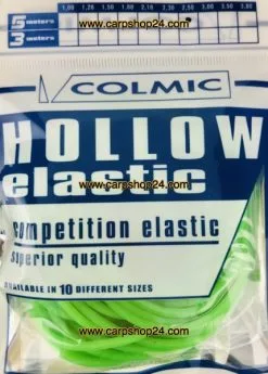 Colmic HOLLOW ELASTIC 5m -Hengels Verkoop Colmic Hollow Elastic Holle Elastiek 5m Green Groen 25mm ELT08 min