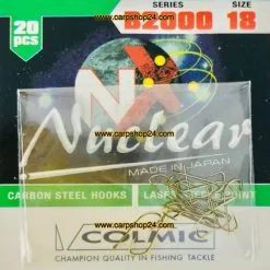 Colmic NUCLEAR B2000 HOOKS BRONZE - 3 Opties -Hengels Verkoop Colmic Nuclear B2000 Hooks Bronze Haken Weerhaak Nr AMA18 min