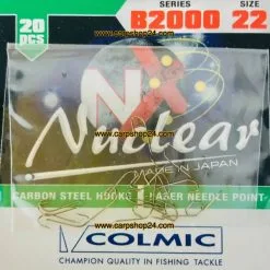 Colmic NUCLEAR B2000 HOOKS BRONZE - 3 Opties -Hengels Verkoop Colmic Nuclear B2000 Hooks Bronze Haken Weerhaak Nr AMA22 min
