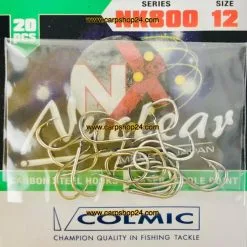 Colmic NUCLEAR NK800 HOOKS NICKEL -Hengels Verkoop Colmic Nuclear NK800 Hooks Nickel Nikkel haak Weerhaak Nr AMA012 min