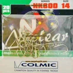 Colmic NUCLEAR NK800 HOOKS NICKEL -Hengels Verkoop Colmic Nuclear NK800 Hooks Nickel Nikkel haak Weerhaak Nr AMA014 min
