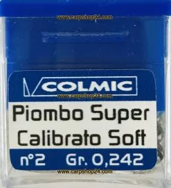 Colmic PIOMBO SUPER CALIBRATO SOFT - 15 Opties -Hengels Verkoop Colmic Piombo Super Calibrato Lead Rond Lood Nr POBB102 min