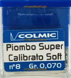 Colmic PIOMBO SUPER CALIBRATO SOFT - 15 Opties -Hengels Verkoop Colmic Piombo Super Calibrato Lead Rond Lood Nr POBB108 min