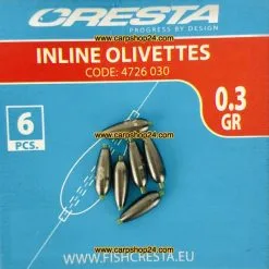 Cresta INLINE OLIVETTES -Hengels Verkoop Cresta Inline Olivettes 03g 4736 30 min