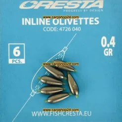 Cresta INLINE OLIVETTES -Hengels Verkoop Cresta Inline Olivettes 04g 4736 40 min