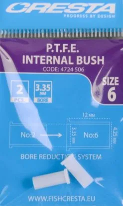 Cresta PTFE INTERNAL BUSH - 8 Opties -Hengels Verkoop Cresta PTFE Internal Bush Maat 6 335mm 4724 506 min