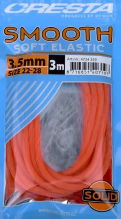 Cresta SMOOTH SOFT ELASTIC - 11 Opties -Hengels Verkoop Cresta Smooth Soft Elastic Volle Elastiek Fluo Oranje 35mm 4724 359 min
