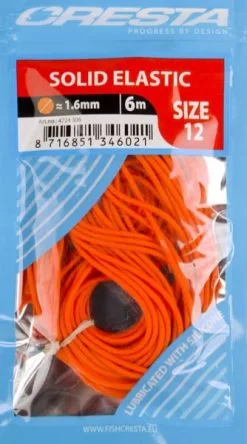 Cresta SOLID ELASTIC 6m - 8 Opties -Hengels Verkoop Cresta Solid Elastic Volle Elastiek Oranje 16mm 4724 306 min