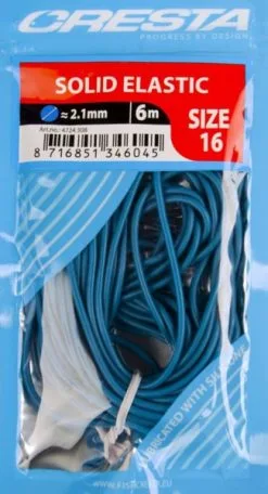 Cresta SOLID ELASTIC 6m - 8 Opties -Hengels Verkoop Cresta Solid Elastic Volle Elastiek Pro Blauw 21mm 4724 308 min