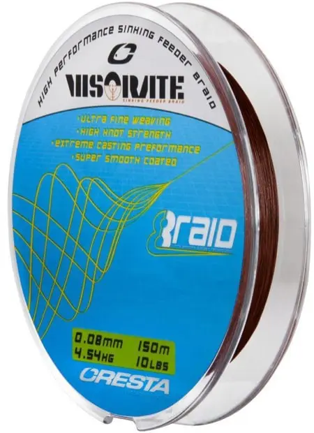 Cresta VISORATE SINKING FEEDER BRAID 150m 0.08mm 3 Cresta VISORATE SINKING FEEDER BRAID 150m 0.08mm - Afbeelding 3