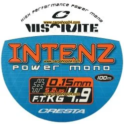 Cresta VISORATE INTENZ POWER MONO 100m - 11 Opties -Hengels Verkoop Cresta Visorate Intenz Power Mono 100m Nylon Nr 5302 315 mm min