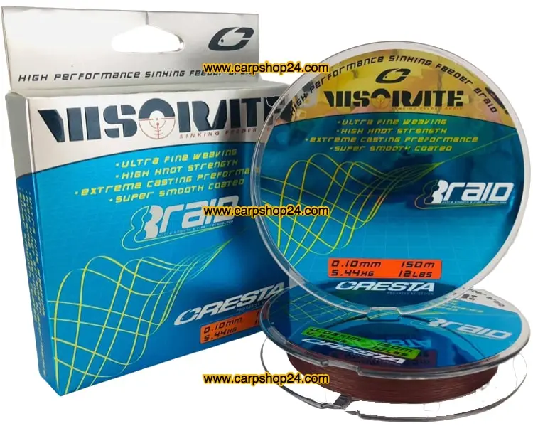 Cresta VISORATE SINKING FEEDER BRAID 150m 0.08mm 2 Cresta VISORATE SINKING FEEDER BRAID 150m 0.08mm - Afbeelding 2