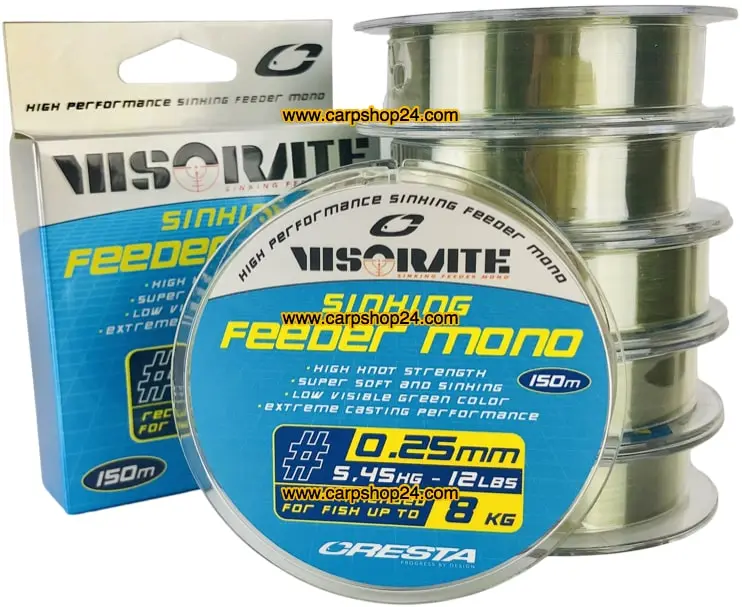 Cresta VISORATE SINKING FEEDER MONO 150m 1 Cresta VISORATE SINKING FEEDER MONO 150m