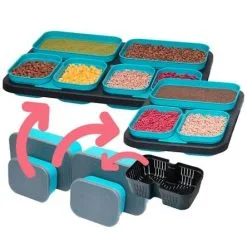 Drennan DMS BAIT BOXES - GEPERFOREERD DEKSEL -Hengels Verkoop Drennan Bait Boxes aasdozen 4 min