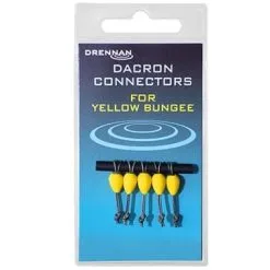 Drennan DACRON CONNECTORS -Hengels Verkoop Drennan Dacron Connectors yellow min min