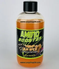Fun Fishing AMINO BOOSTER 200ml -Hengels Verkoop Fun fishing amino booster hemp bun spice chenevis pain depice min