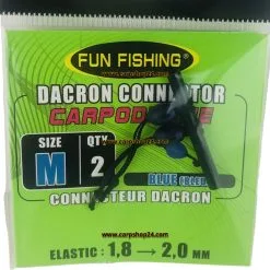Fun Fishing DACRON CONNECTORS -Hengels Verkoop Fun Fishing Dacron Connectors M Blue 44521720 min