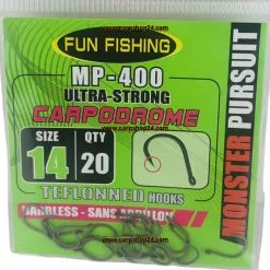 Fun Fishing MP 400 BARBLESS - 4 Opties -Hengels Verkoop Fun Fishing MP 400 Haak Oog Weerhaakloos Size 14 44531414 min