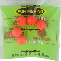 Fun Fishing STRIPPA BEADS -Hengels Verkoop Fun Fishing Strippa Bead Red XXL 44522550 min